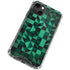 Black & Green iPhone 14 Plus Clear Case
