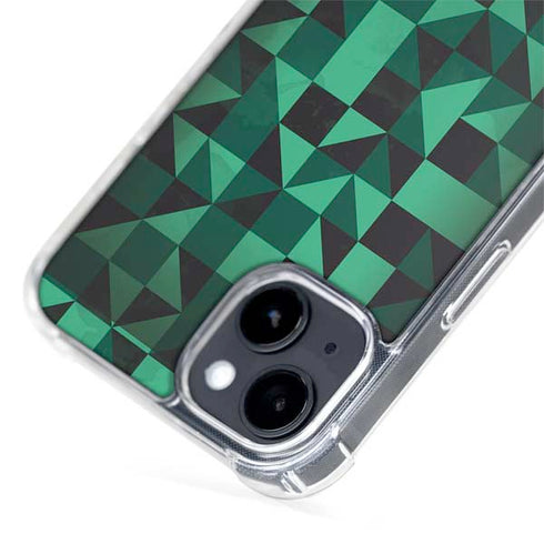 Black & Green iPhone 15 Plus MagSafe Case