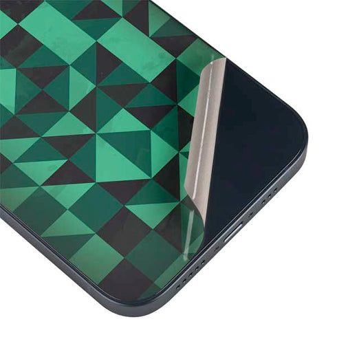 Black & Green iPhone 14 Plus Skin