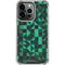 Black & Green iPhone 15 Pro Clear Case