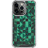 Black & Green iPhone 15 Pro Clear Case