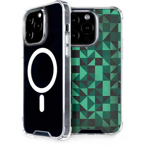 Black & Green iPhone 14 Pro MagSafe Case
