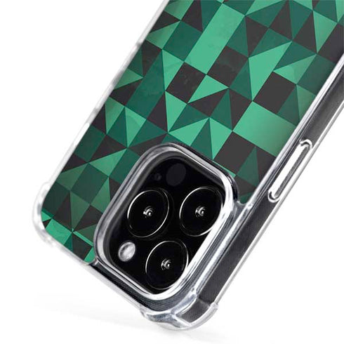 Black & Green iPhone 15 Pro MagSafe Case