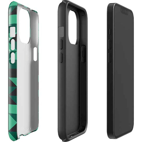 Black & Green iPhone 15 Pro Max Impact Case