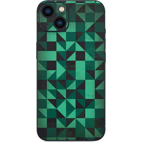 Black & Green iPhone 14 Skin