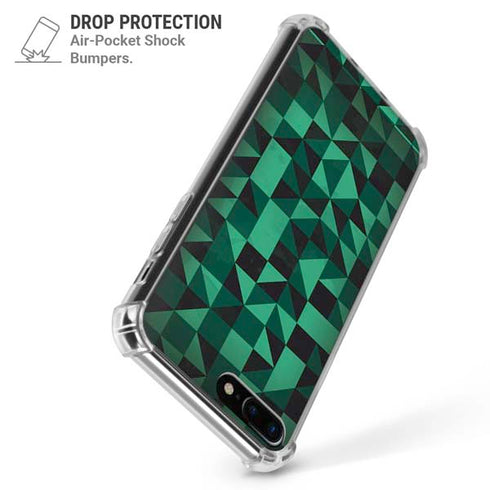 Black & Green iPhone 7/8 Plus Clear Case