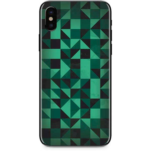 Black & Green iPhone 8 Skin