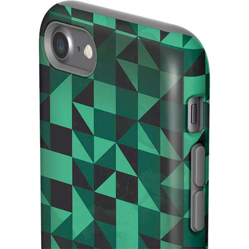 Black & Green iPhone SE (2nd & 3rd Gen) Pro Case