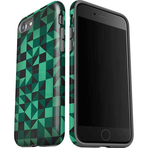 Black & Green iPhone SE (2nd & 3rd Gen) Pro Case
