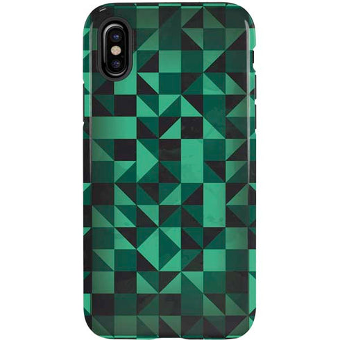 Black & Green iPhone X Pro Case