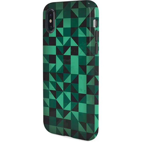 Black & Green iPhone X Pro Case