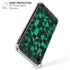 Black & Green iPhone XR Clear Case