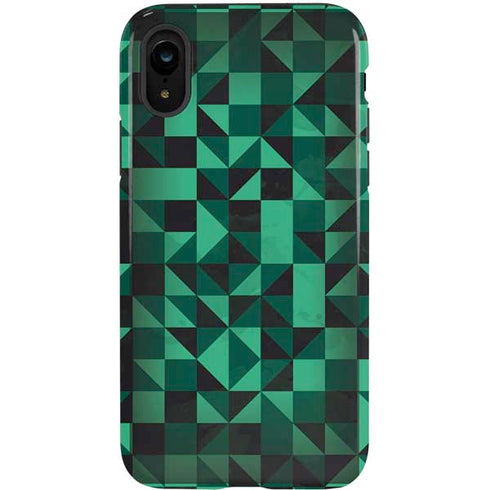Black & Green iPhone XR Pro Case