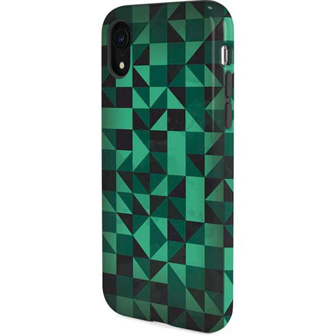 Black & Green iPhone XR Pro Case