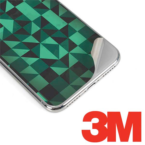 Black & Green iPhone XR Skin
