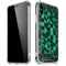 Black & Green iPhone XS Max Clear Case