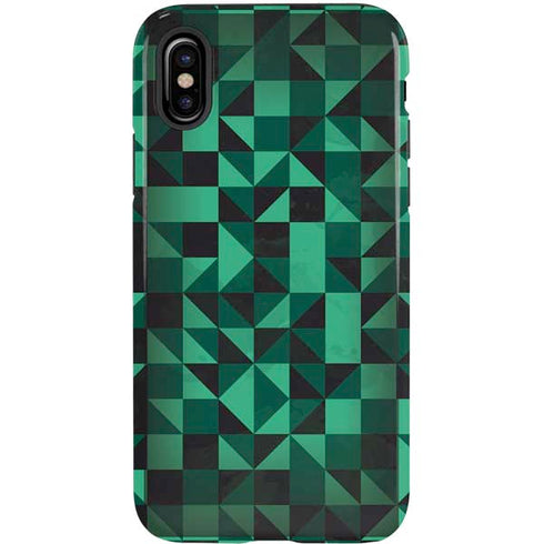 Black & Green iPhone XS Pro Case