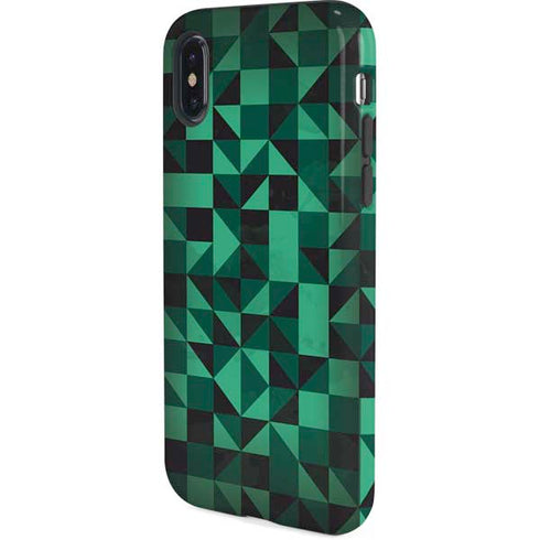 Black & Green iPhone XS Pro Case