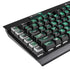 Black & Green K95 RGB PLATINUM Mechanical Gaming Keyboard Skin