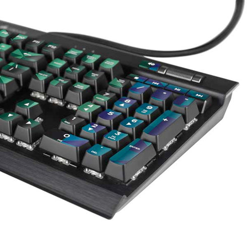 Black & Green K95 RGB PLATINUM Mechanical Gaming Keyboard Skin