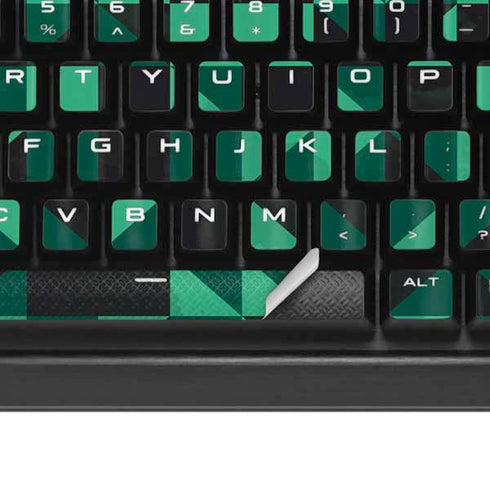 Black & Green K95 RGB PLATINUM Mechanical Gaming Keyboard Skin