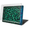 Black & Green MacBook Pro 13in (2020) Case plus Skin