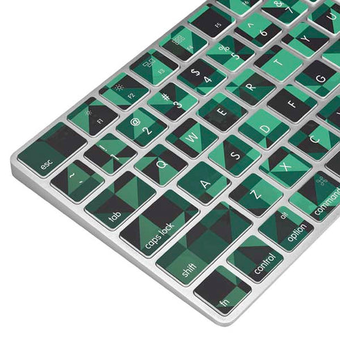 Black & Green Magic Keyboard Skin