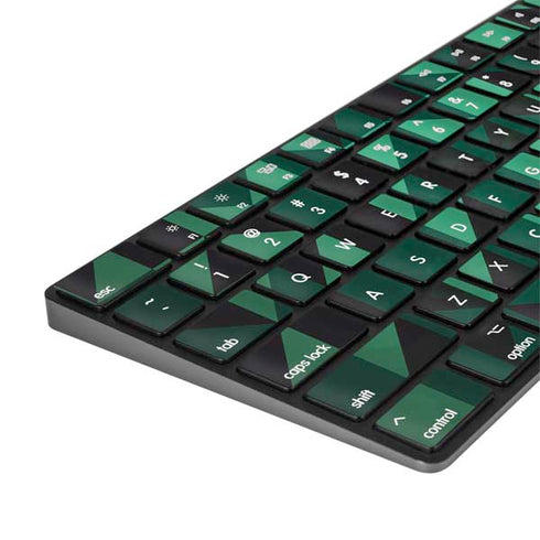 Black & Green Magic Keyboard with Numeric Keypad Skin