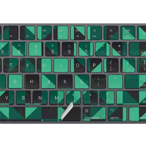 Black & Green Magic Keyboard with Numeric Keypad Skin