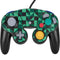 Black & Green Nintendo GameCube Controller Skin
