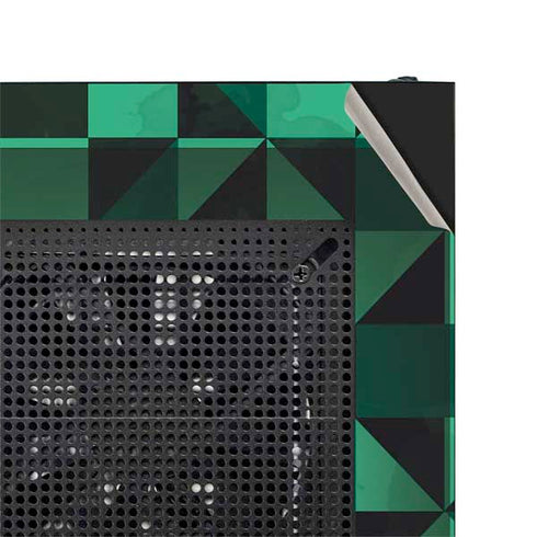 Black & Green NZXT H510 Compact ATX Mid-Tower Case Skin