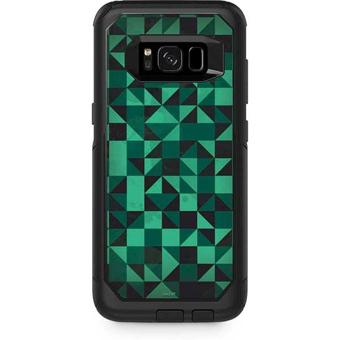 Black & Green Otterbox Commuter Galaxy Skin