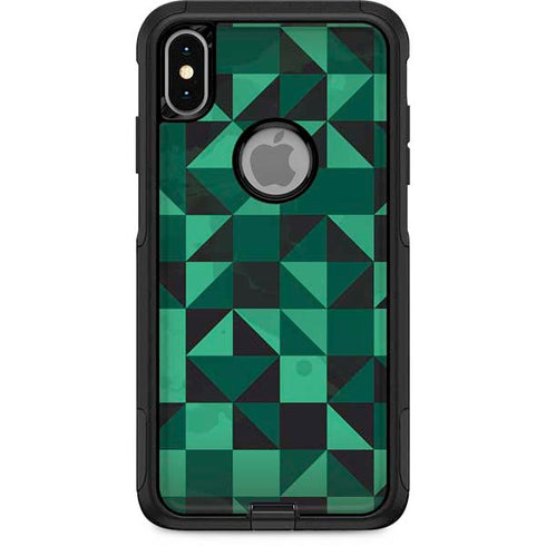 Black & Green Otterbox Commuter iPhone Skin