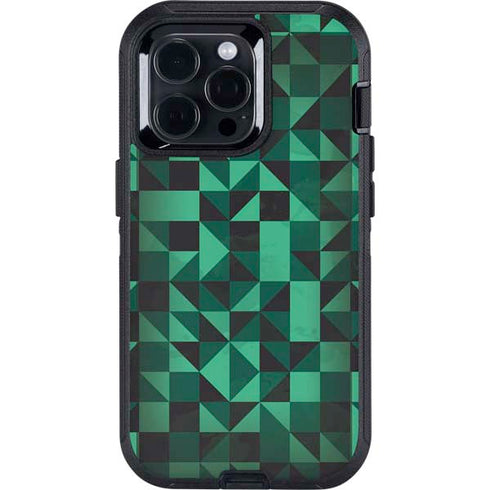 Black & Green Otterbox Defender iPhone Skin
