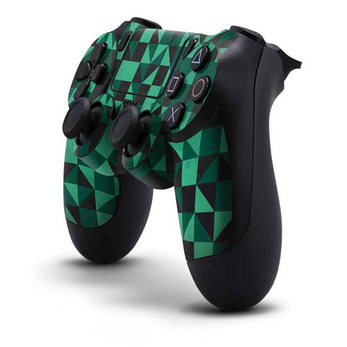 Black & Green PS4 Controller Skin