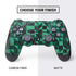 Black & Green PS4 Controller Skin