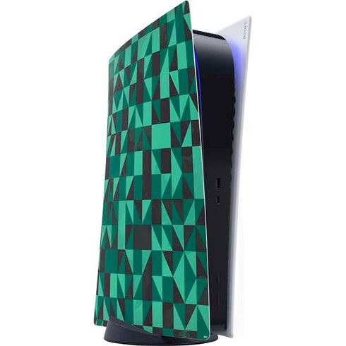 Black & Green PS5 Digital Edition Console Skin