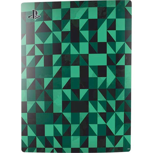 Black & Green PS5 Digital Edition Console Skin