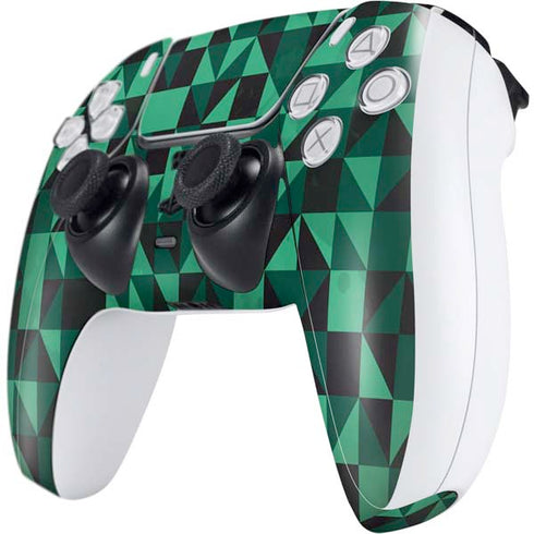 Black & Green PS5 Controller Skin