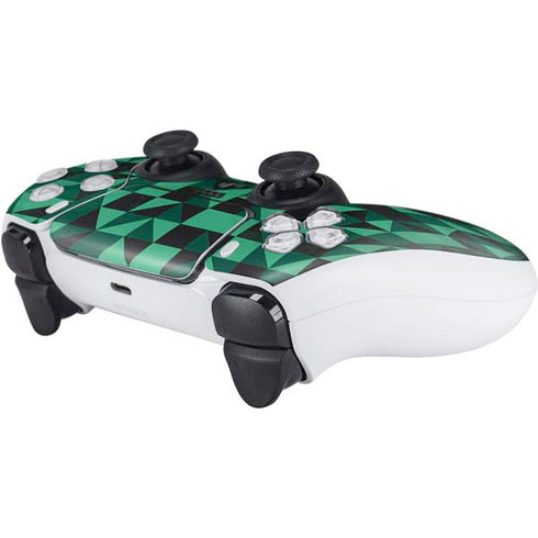 Black & Green PS5 Controller Skin