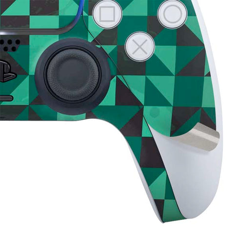 Black & Green PS5 Controller Skin