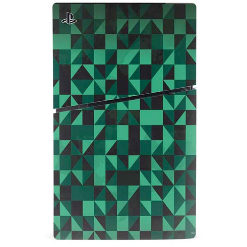 Black & Green PS5 Slim Disk Bundle Skin