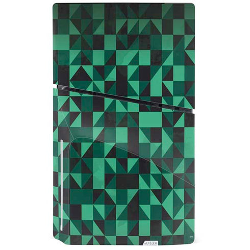 Black & Green PS5 Slim Disk Bundle Skin