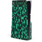 Black & Green PS5 Slim Disk Console Skin