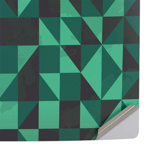 Black & Green PS5 Slim Disk Console Skin