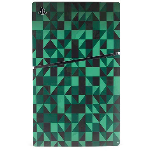 Black & Green PS5 Slim Digital Edition Bundle Skin