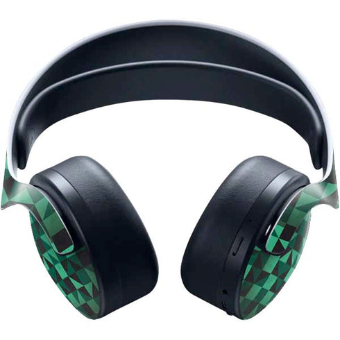 Black & Green PULSE 3D Wireless Headset for PS5 Skin