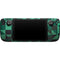 Black & Green Steam Deck Handheld Gaming Computer Skin