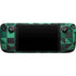 Black & Green Steam Deck Handheld Gaming Computer Skin
