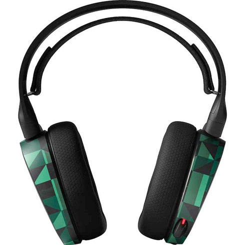 Black & Green SteelSeries Arctis 5 Skin
